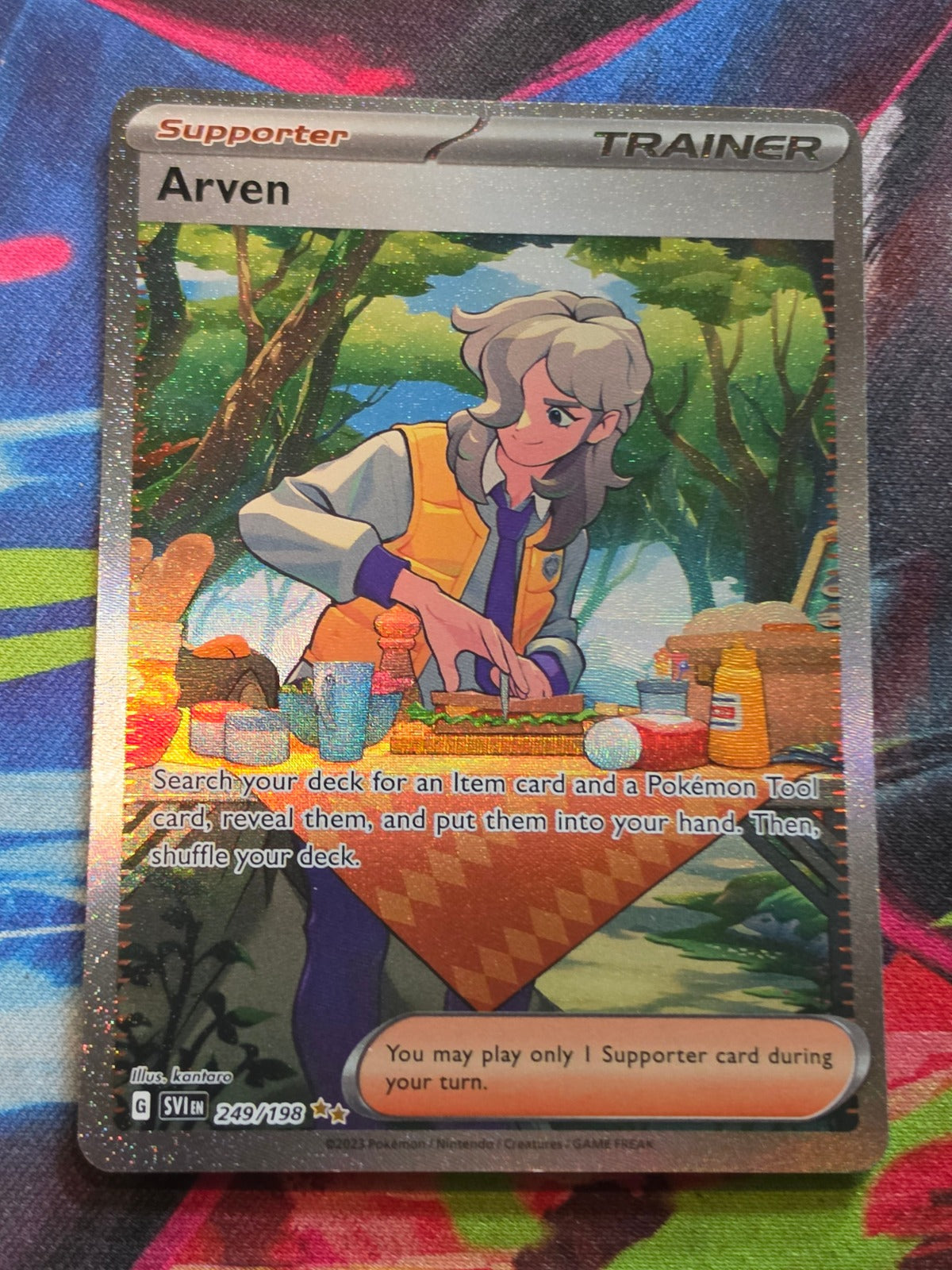 Arven Special Illustration Rare SV01: Scarlet & Violet Base Set 249/198 LP Pokemon
