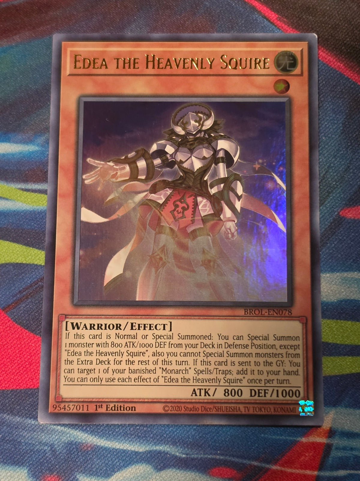 Edea the Heavenly Squire Ultra Rare Brothers of Legend BROL-EN078 LP