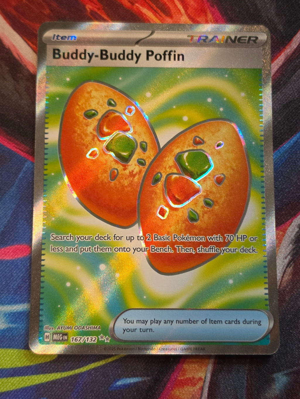 Buddy-Buddy Poffin Ultra Rare ME01: Mega Evolution 167/132 NM Pokemon