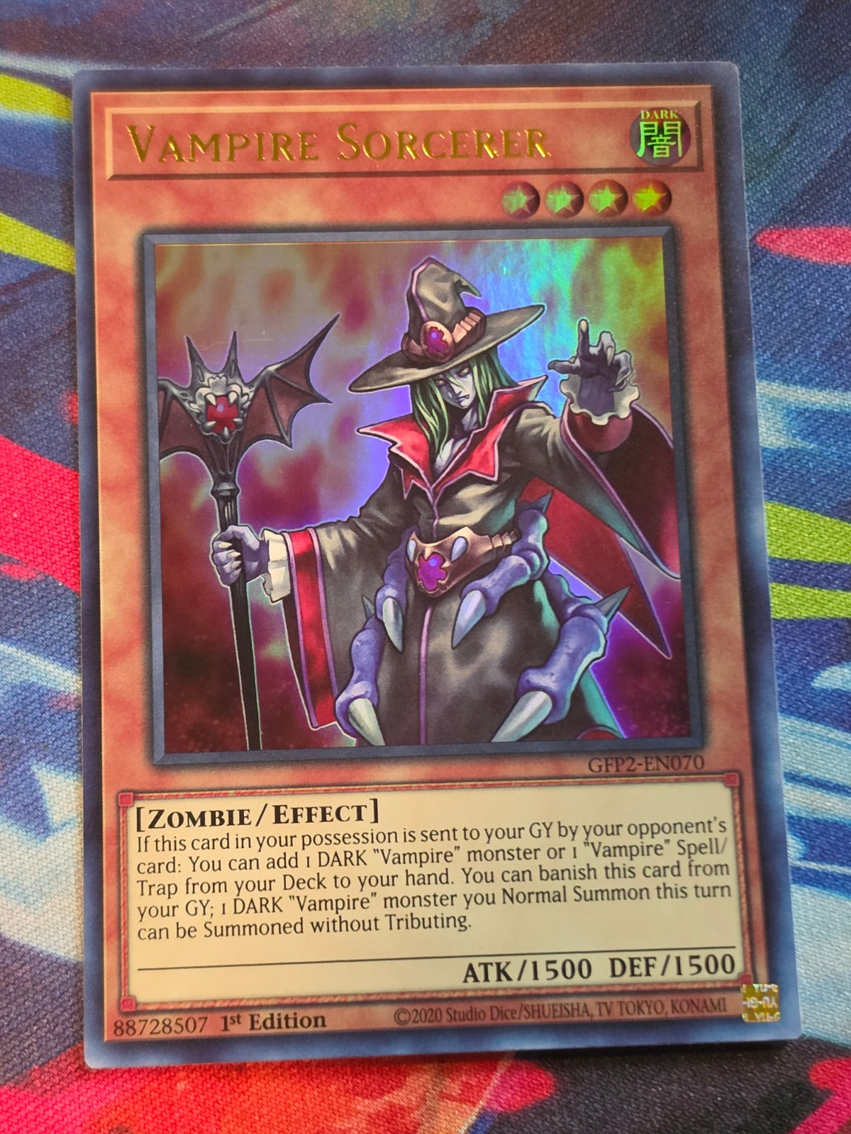 Vampire Sorcerer Ultra Rare Ghosts From the Past: The 2nd Haunting GFP2-EN070 LP