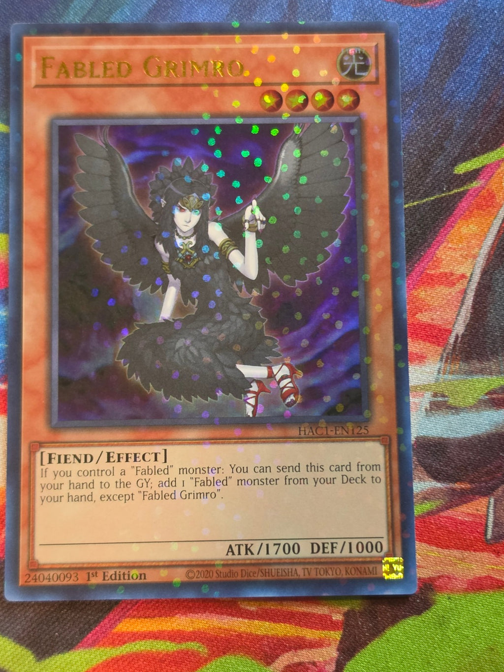 Fabled Grimro (Duel Terminal) Duel Terminal Technology Ultra Rare Hidden Arsenal: Chapter 1 HAC1-EN125 LP