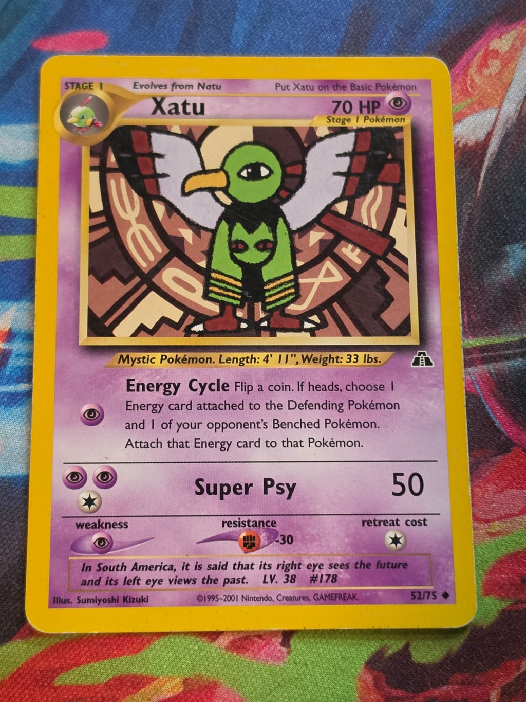 Xatu - 52/75 - Neo Discovery - Uncommon - Unlimited - LP Pokemon