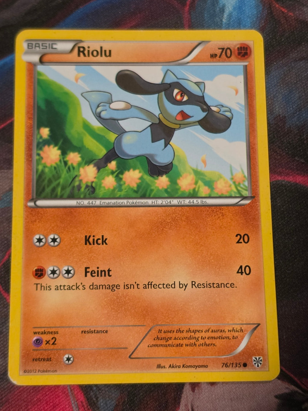Riolu (76) - 76/135 - Plasma Storm - Common - MP - Pokemon