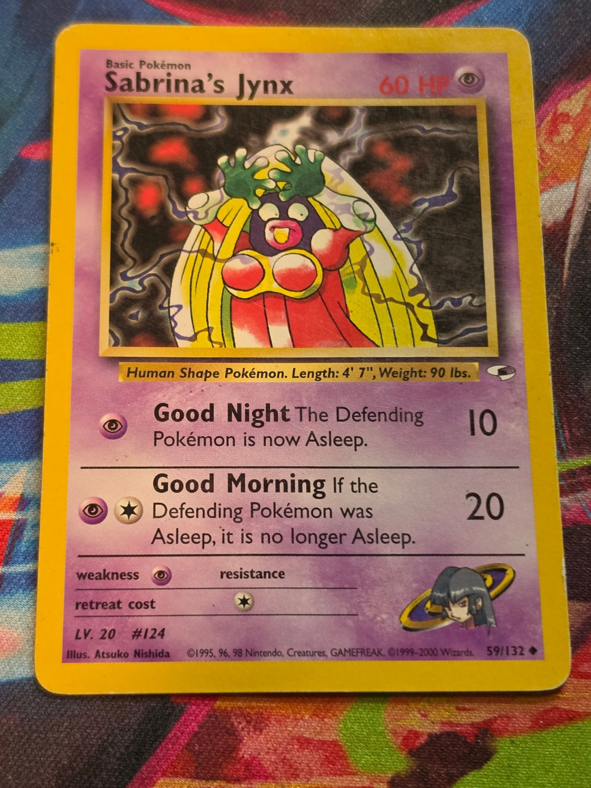 Sabrina's Jynx - 059/132 - Gym Heroes - Uncommon - Unlimited - MP Pokemon