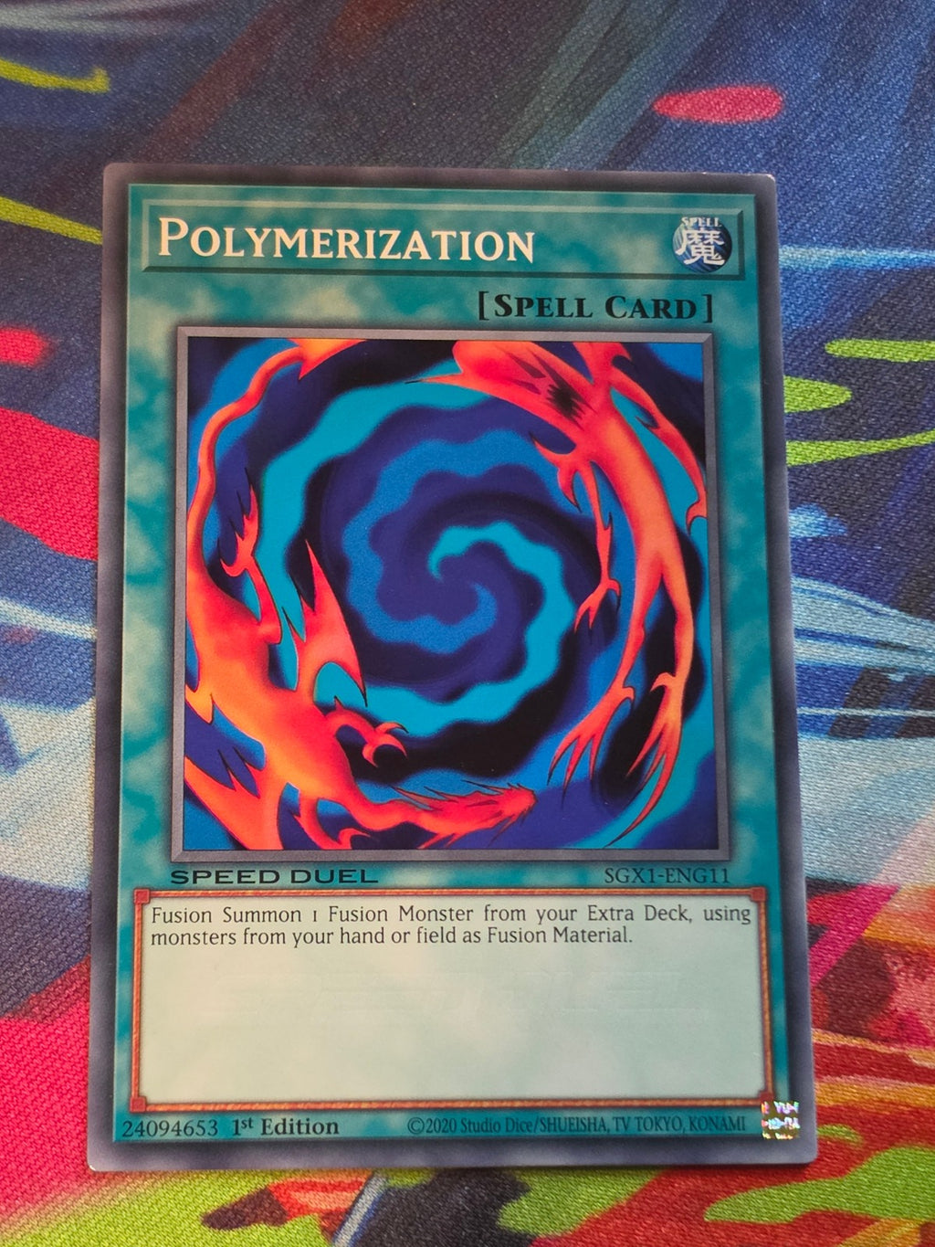 Polymerization (G) Common Speed Duel GX: Duel Academy Box SGX1-ENG11 1st Edition LP Yu-Gi-Oh!