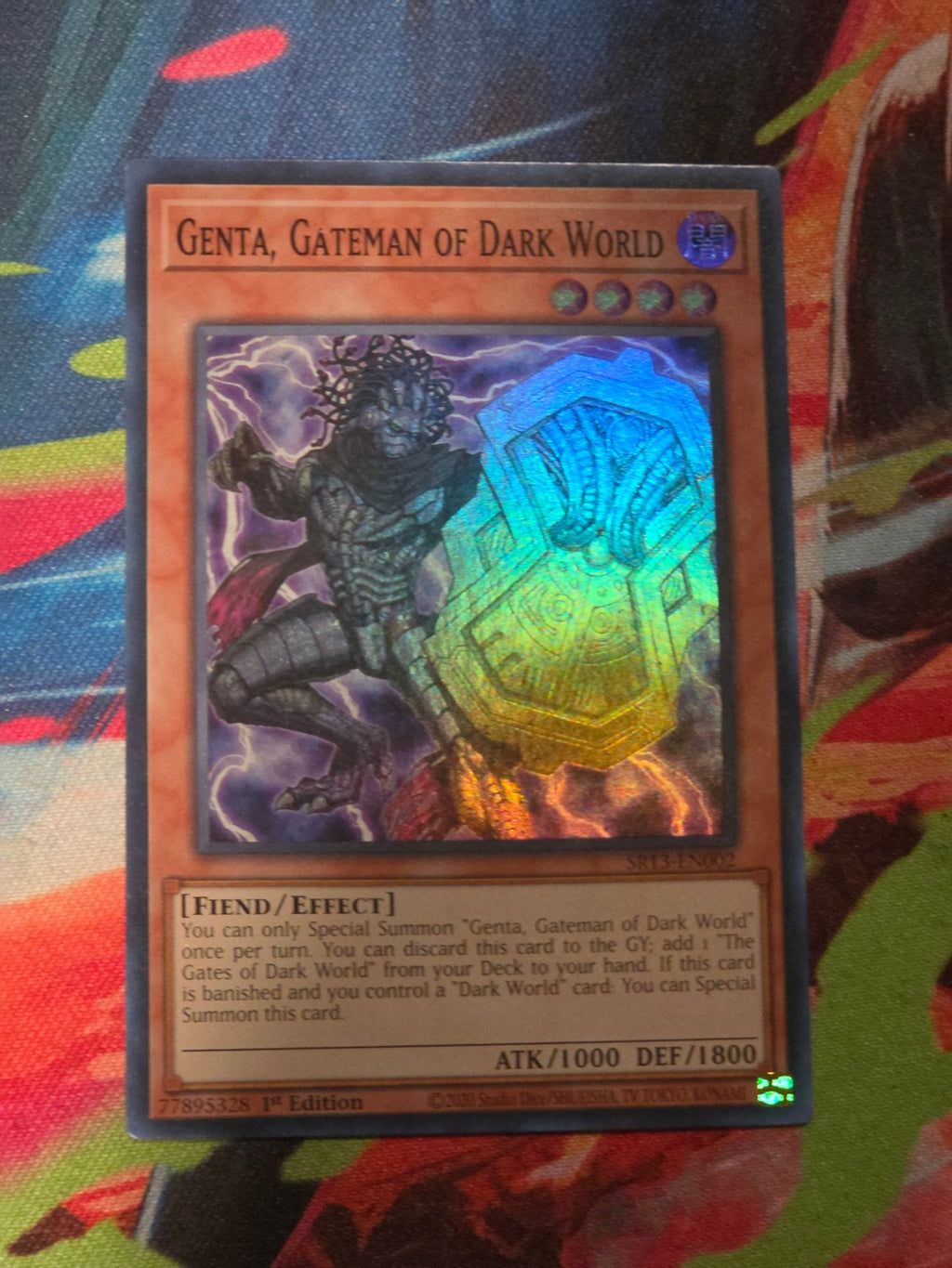 Genta, Gateman of Dark World Super Rare Structure Deck: Dark World SR13-EN002 1st Edition LP Yu-Gi-Oh!