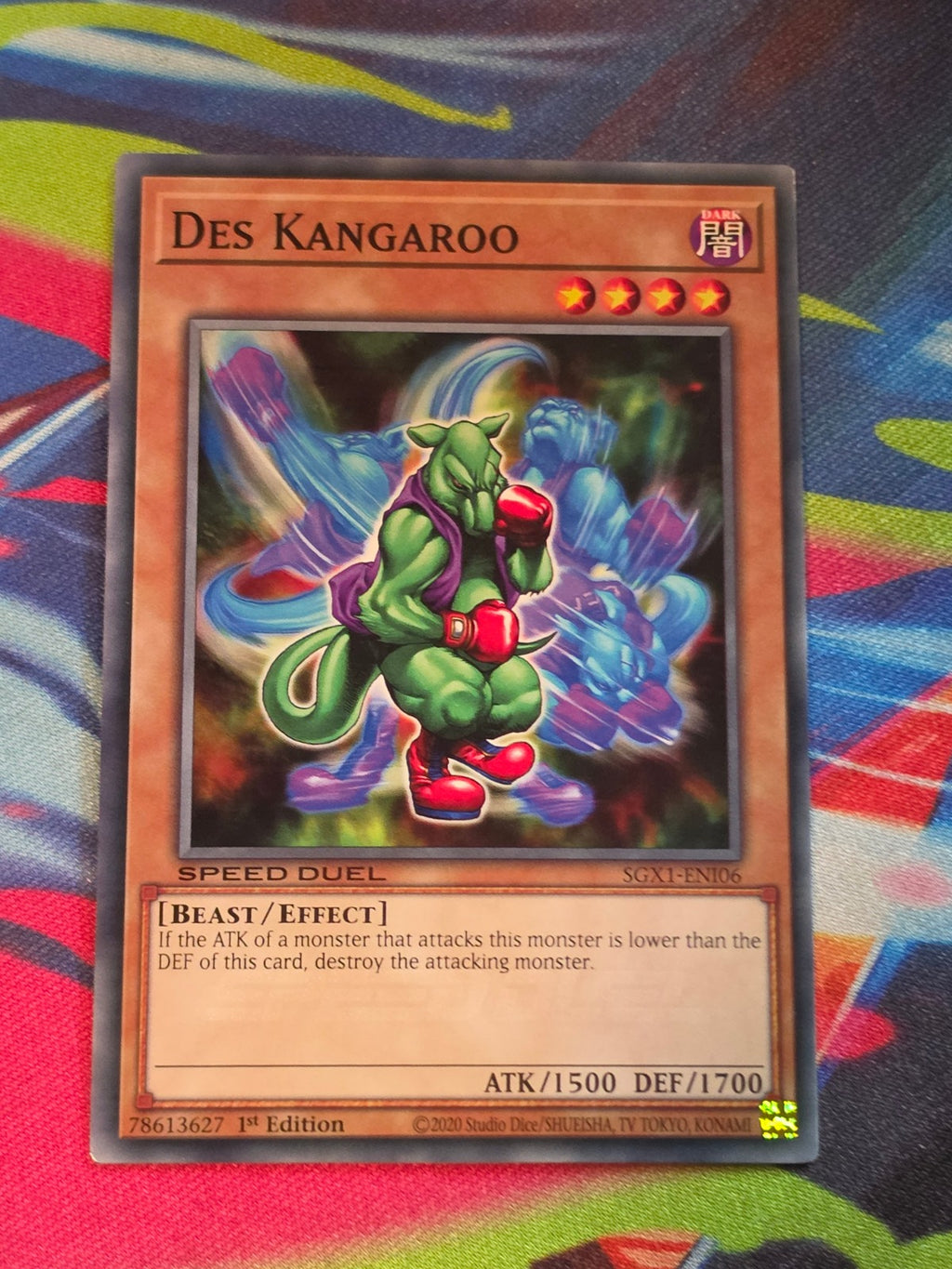 Des Kangaroo Common Speed Duel GX: Duel Academy Box SGX1-ENI06 1st Edition LP Yu-Gi-Oh!