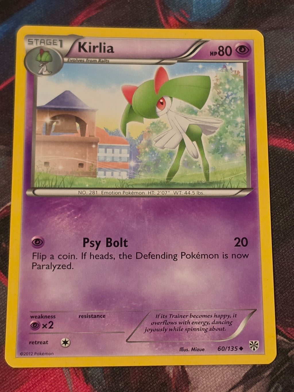 Kirlia - 60/135 - Plasma Storm - Uncommon - LP - Pokemon