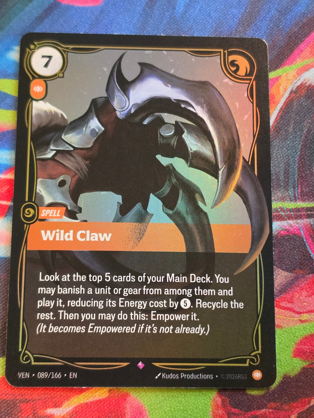 Wild Claw - 089/166 - Vendetta - Rare - NM
