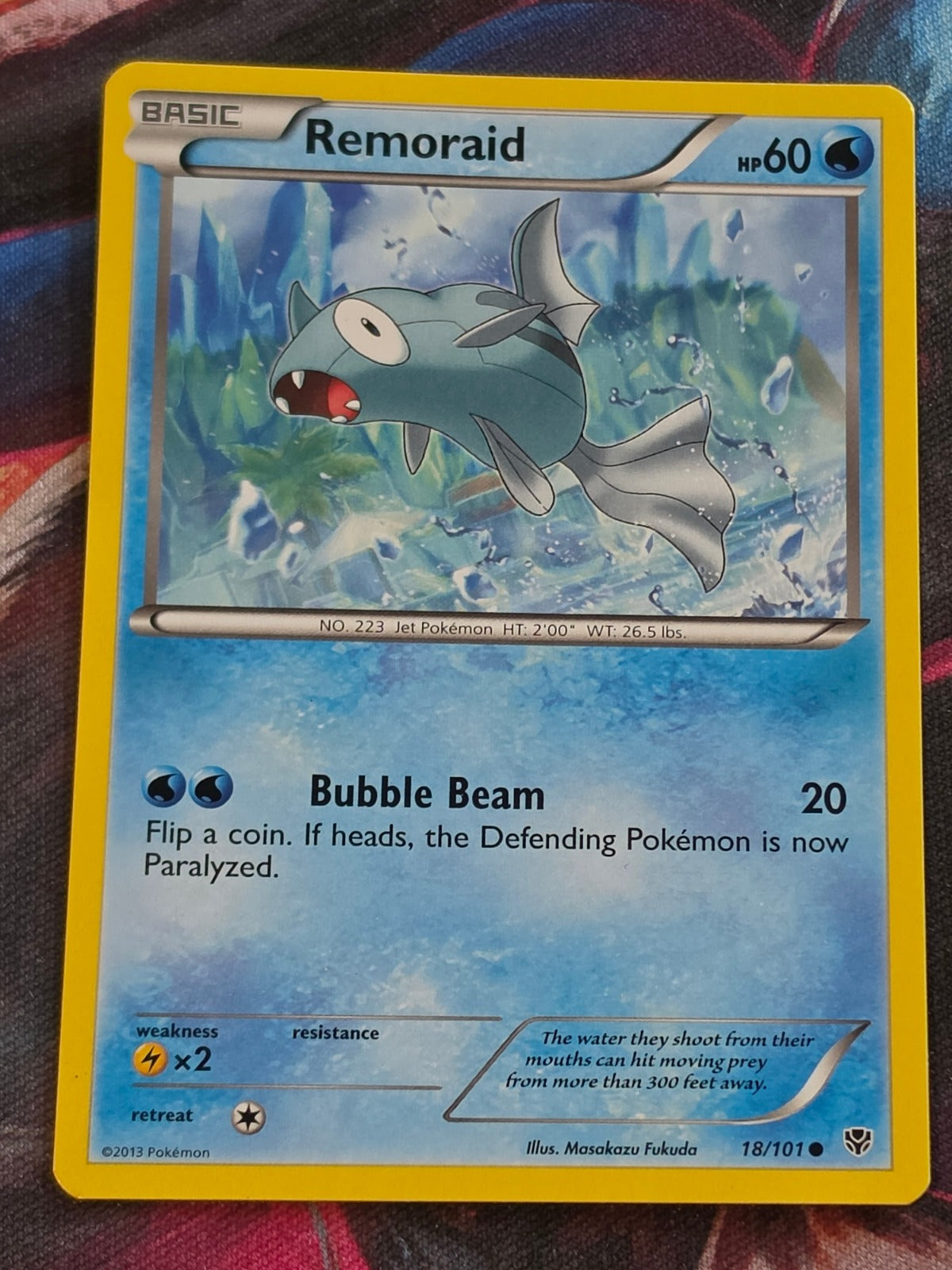 Remoraid - 18/101 - Plasma Blast - Common - LP - Pokemon