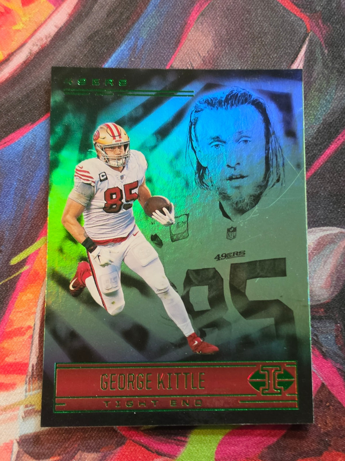 George Kittle 2021 Panini Illusions 18 NM Football