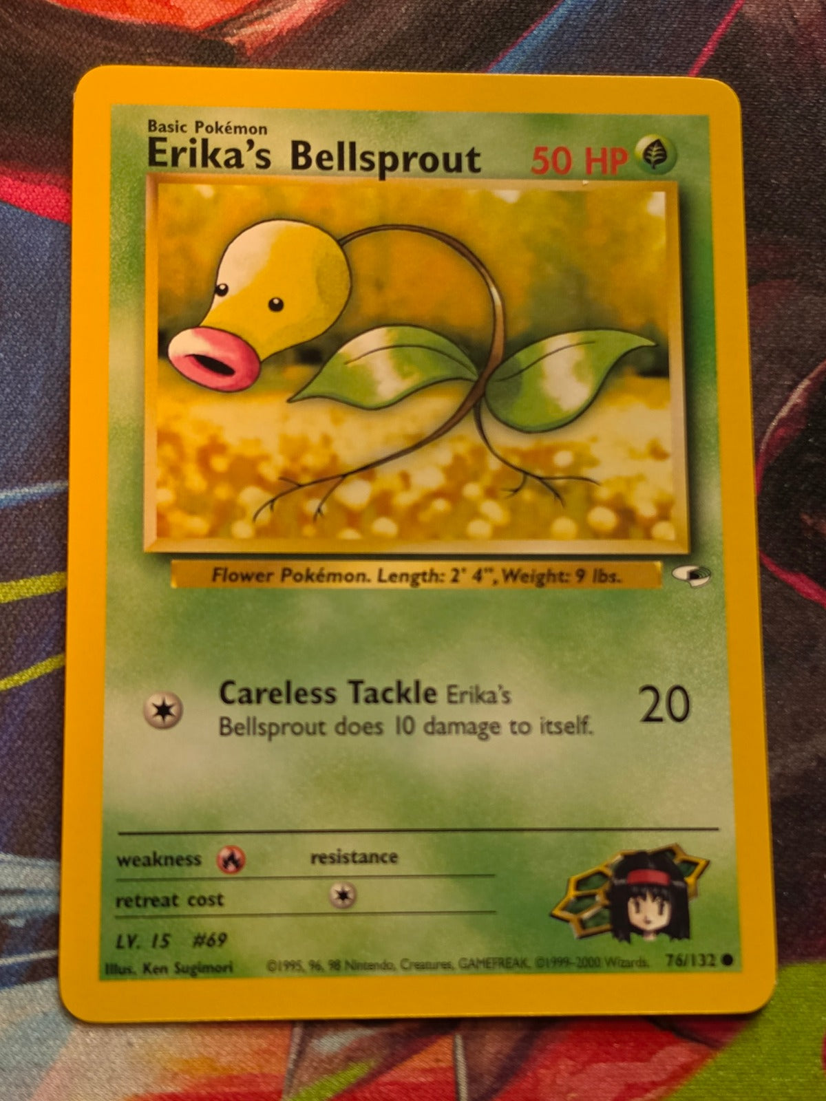 Erika's Bellsprout (76) - 076/132 - Gym Heroes - Common - Unlimited - NM Pokemon