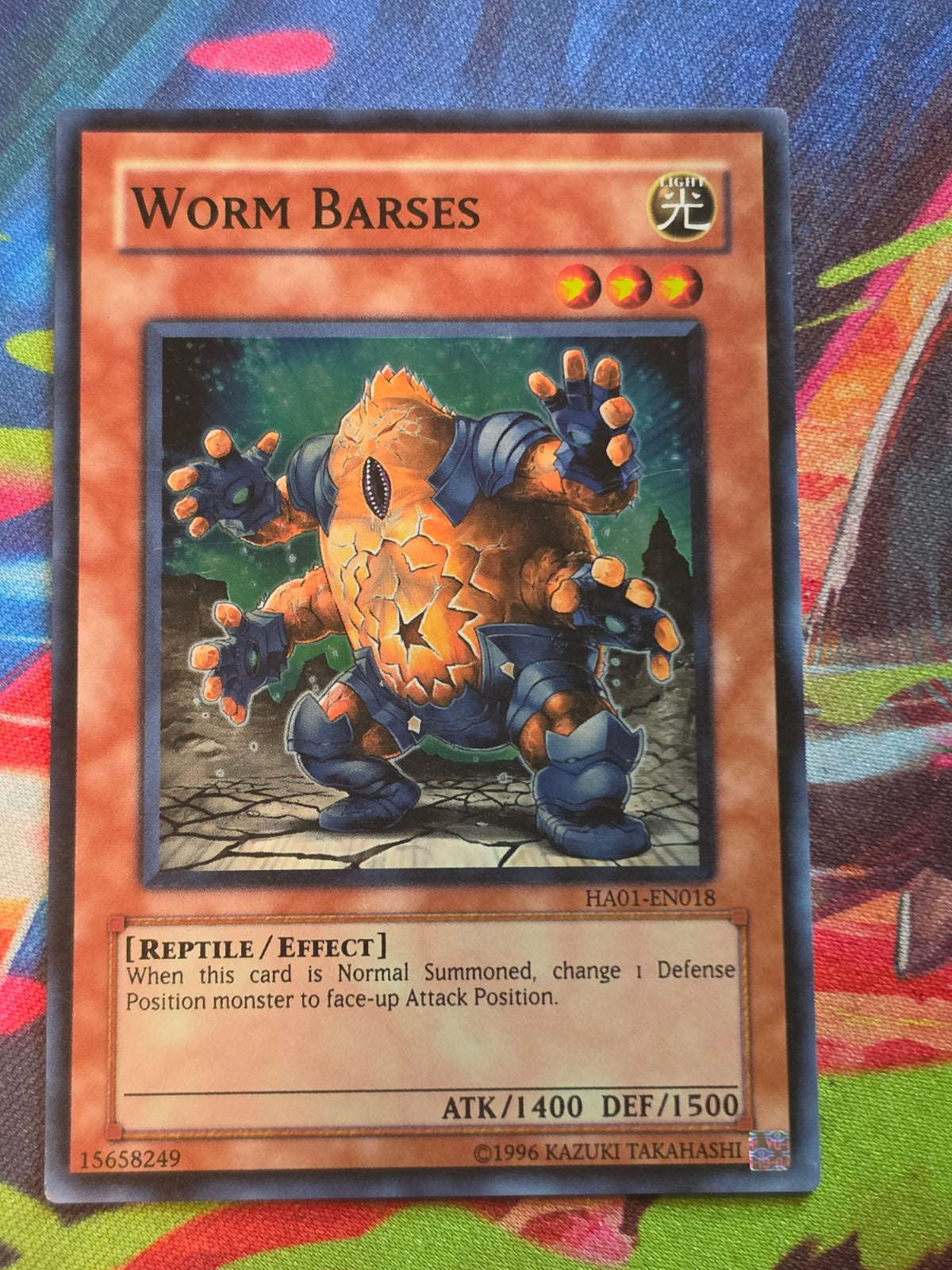Worm Barses Super Rare Hidden Arsenal HA01-EN018 LP