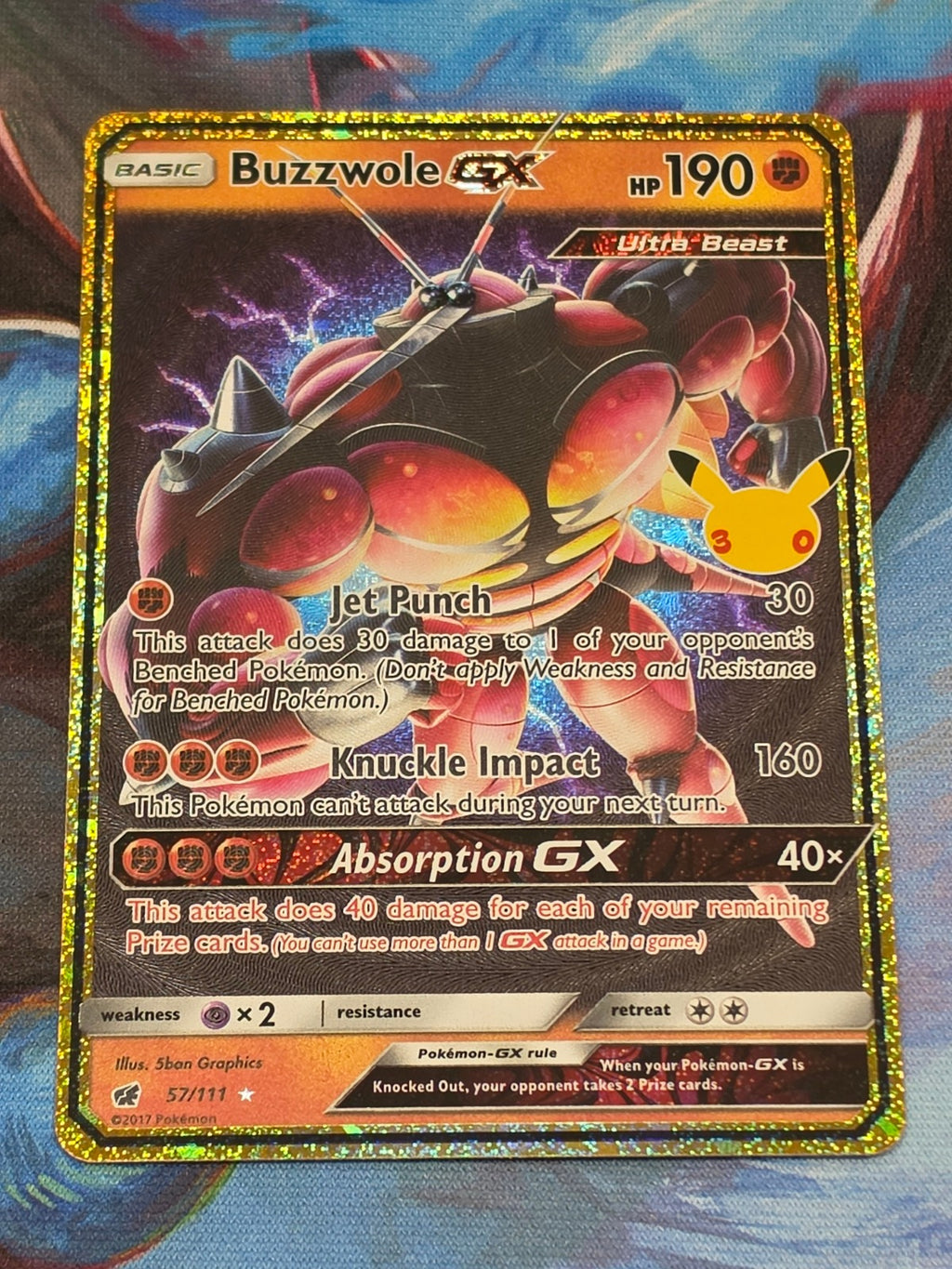 Buzzwole GX - 57/111 - ME: 30th Celebration Classic Collection - Classic Collection - NM - Pokemon