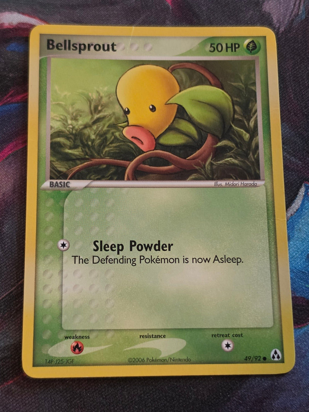 Bellsprout - 49/92 - EX Legend Maker - Common - LP - Pokemon