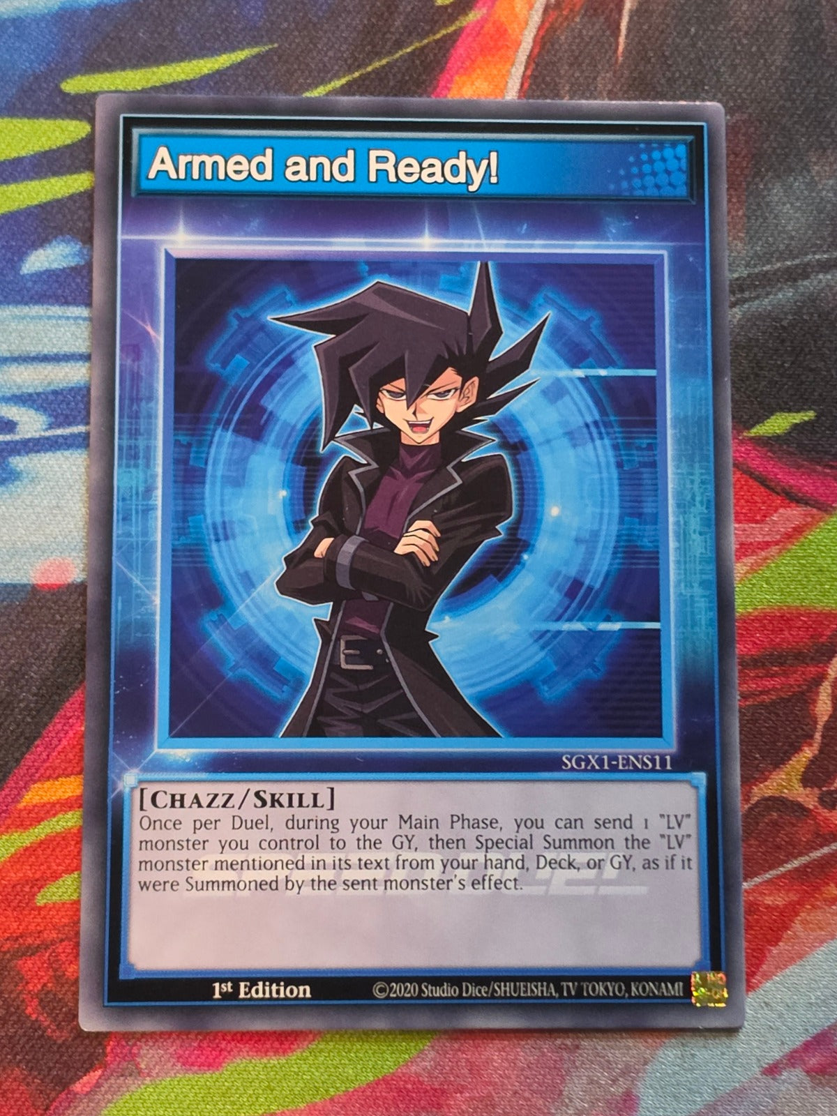 Armed and Ready! Common Speed Duel GX: Duel Academy Box SGX1-ENS11 1st Edition LP Yu-Gi-Oh!