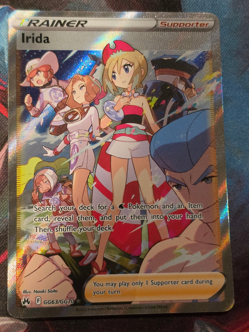 Irida Ultra Rare Crown Zenith Galarian Gallery GG63/GG70 NM Pokemon