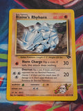 Blaine's Rhyhorn - 065/132 - Gym Challenge - Common - Unlimited - NM-/LP+ Pokemon
