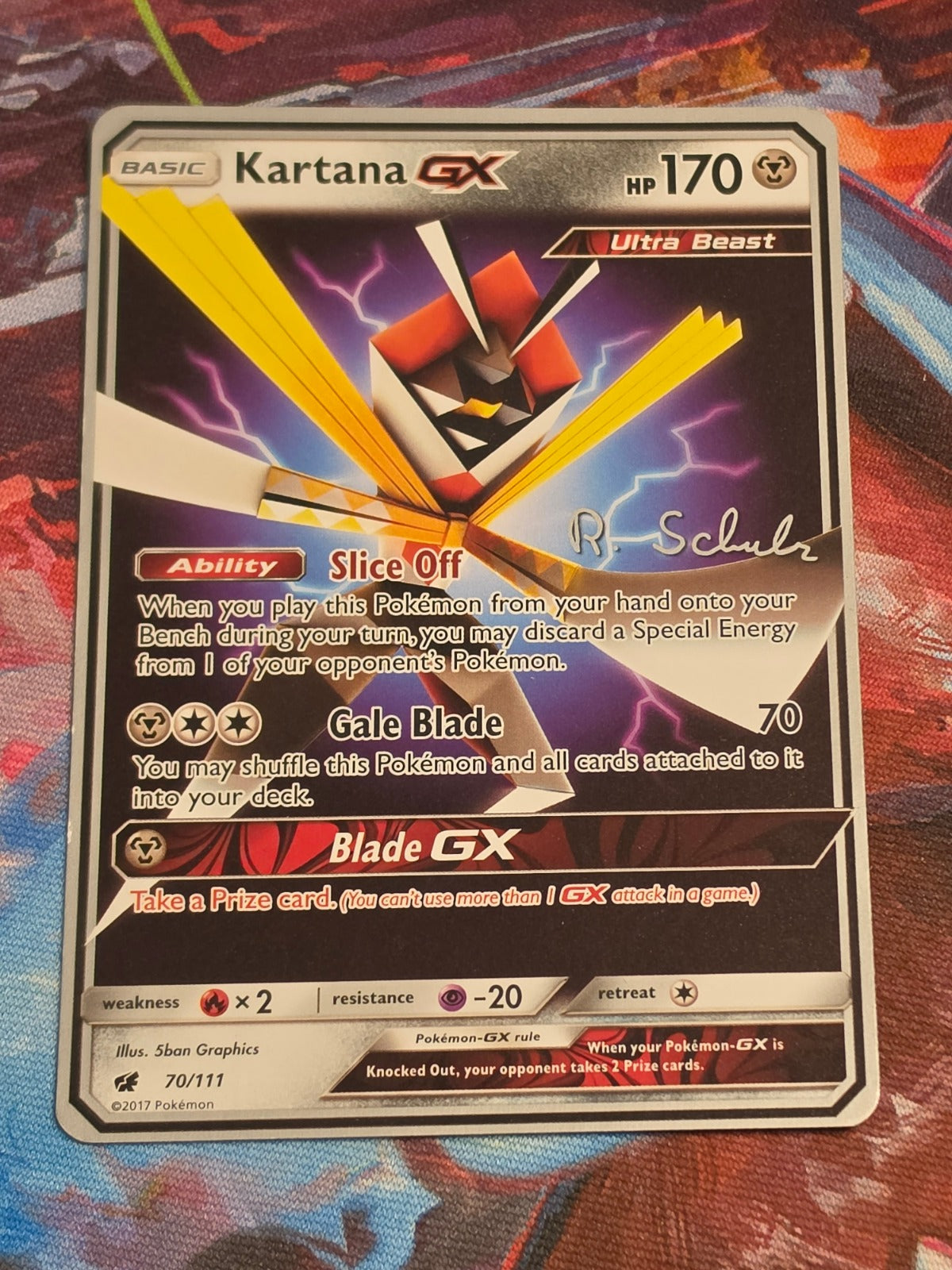 Kartana GX - 2018 (Robin Schulz) Ultra Rare World Championship Decks 70/111 NM Pokemon