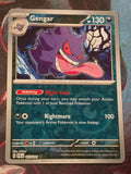 Gengar Reverse Holo Uncommon Paldean Fates 057/091 NM Pokemon