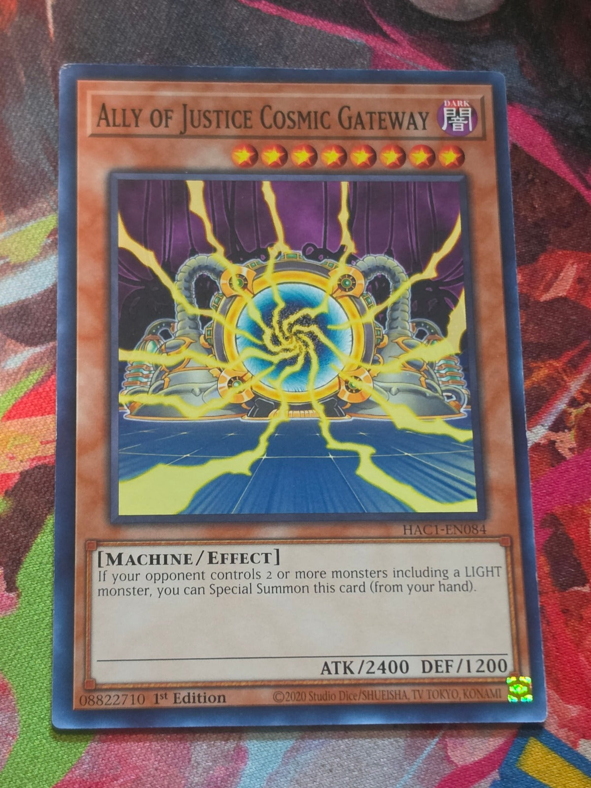 Ally of Justice Cosmic Gateway Common Hidden Arsenal: Chapter 1 HAC1-EN084 LP