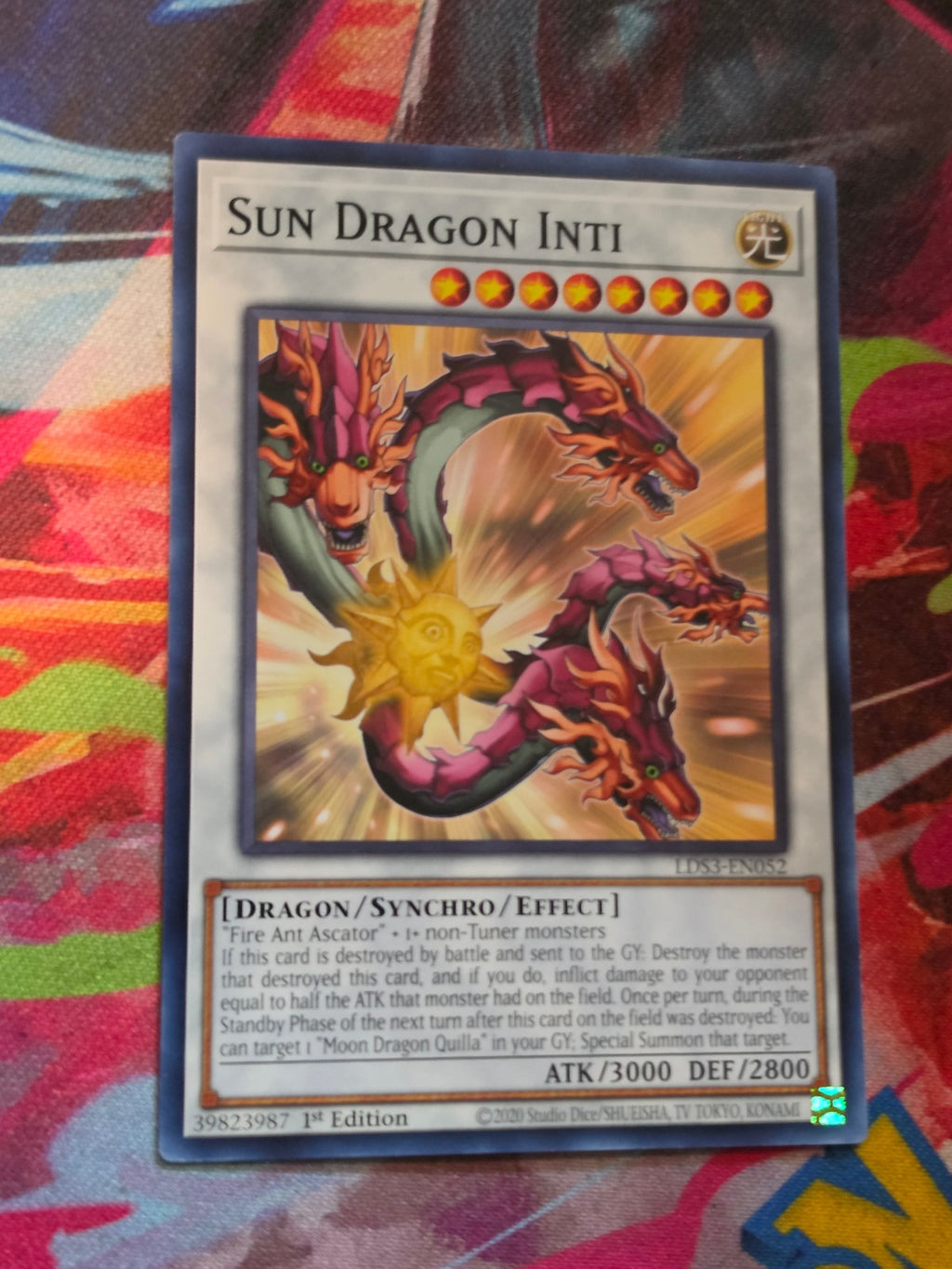 Sun Dragon Inti Common Legendary Duelists: Season 3 LDS3-EN052 LP