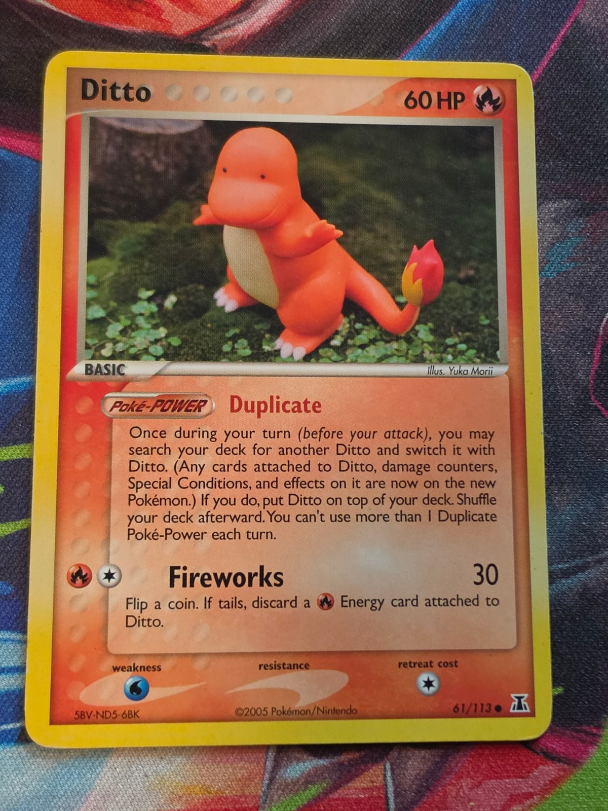 Ditto (Charmander) Common EX Delta Species 061/113 LP-/MP+ Pokemon