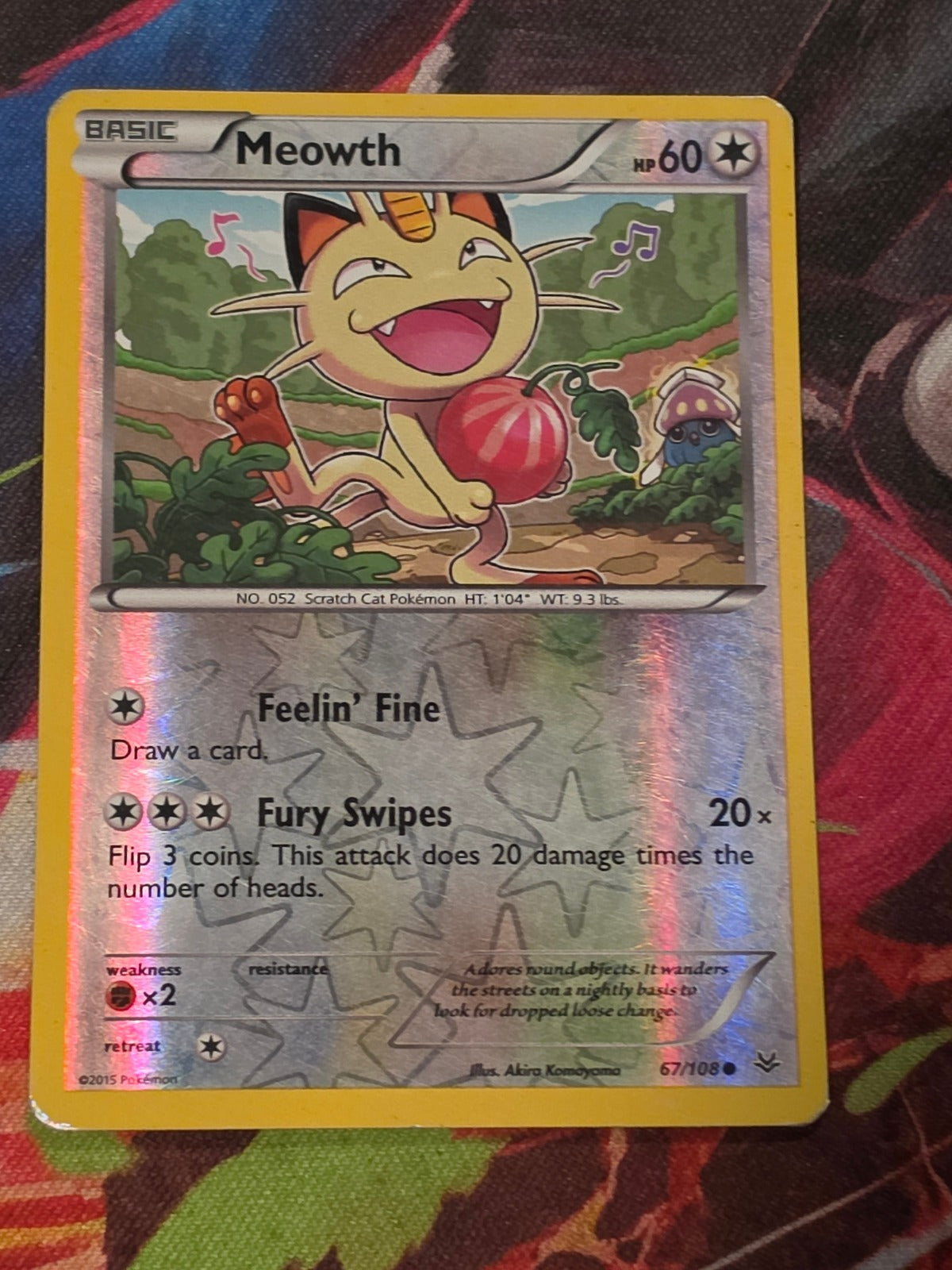Meowth Common XY - Roaring Skies 67/108 MP
