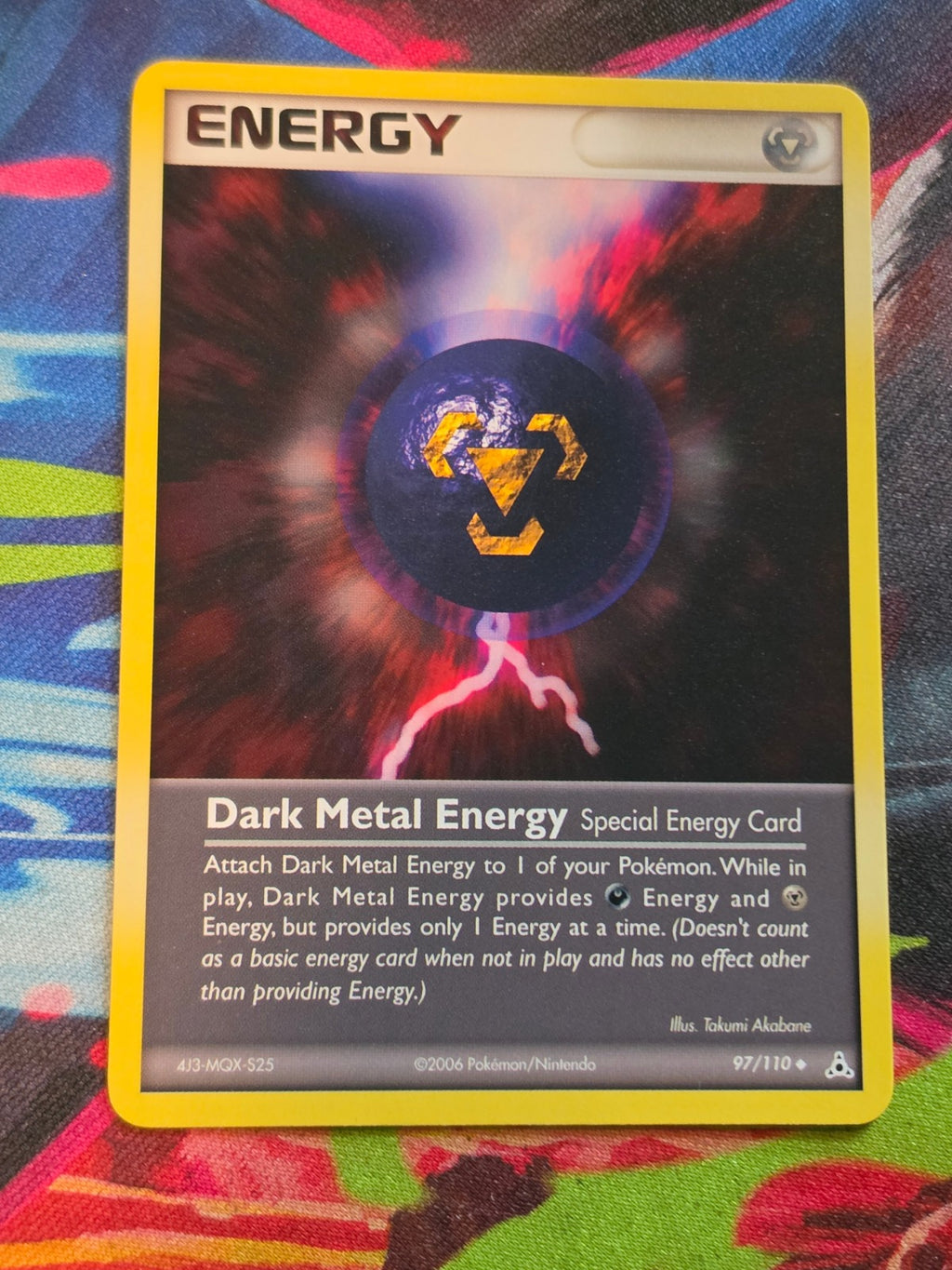 Dark Metal Energy Uncommon EX Holon Phantoms 97/110 NM Pokemon
