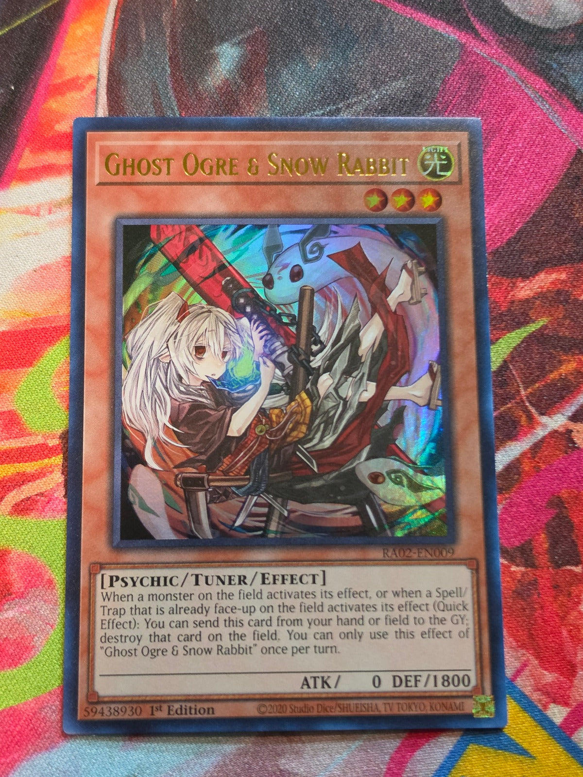 Ghost Ogre & Snow Rabbit (Alternate Art) (UR) Ultra Rare 25th Anniversary Rarity Collection II RA02-EN009 NM