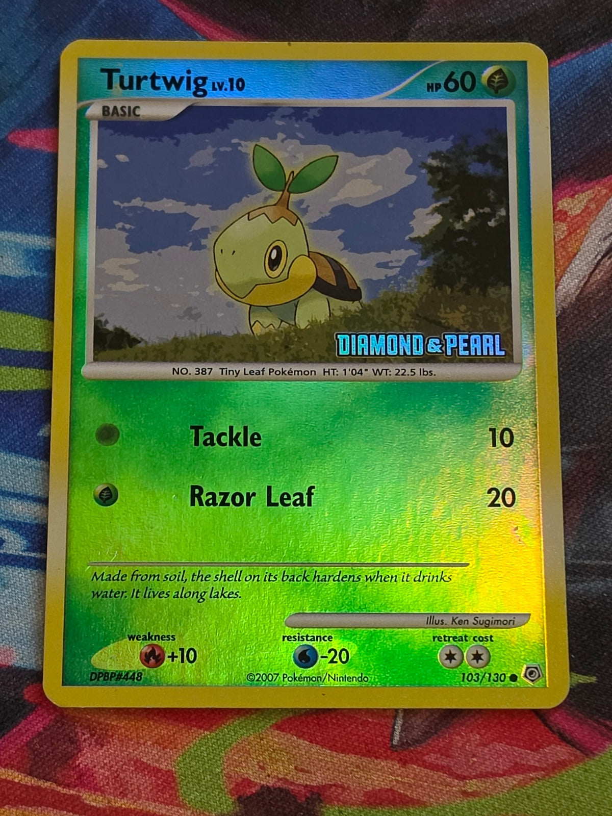 Turtwig [Diamond & Pearl] - 103/130 - Burger King Promos - Promo - Reverse Holo - LP Pokemon