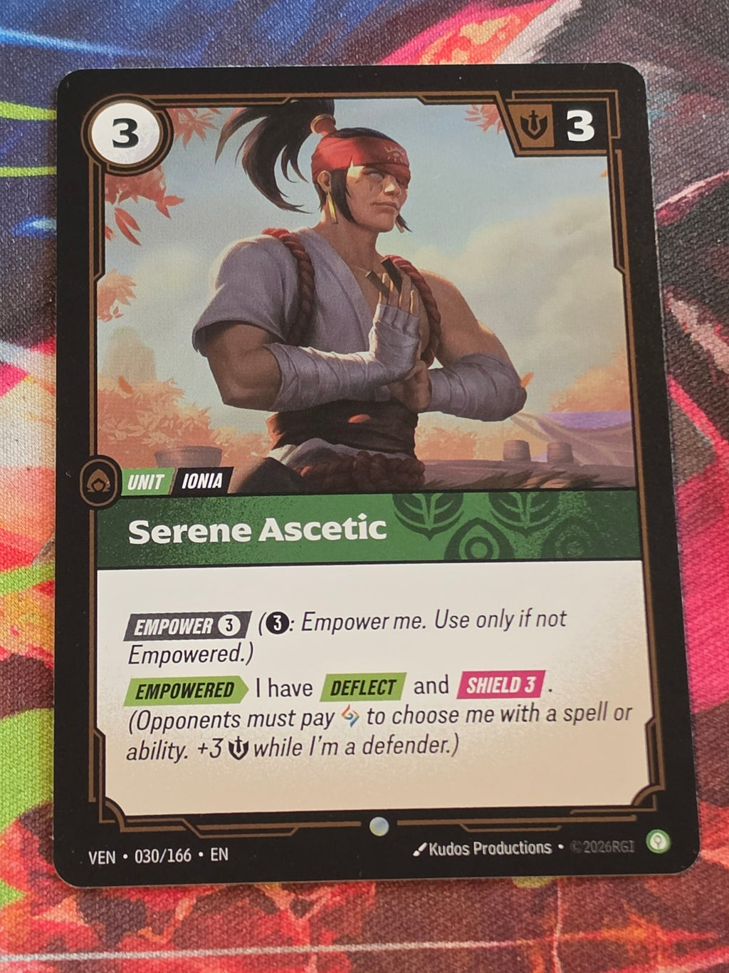 Serene Ascetic - 030/166 - Vendetta - Common - NM