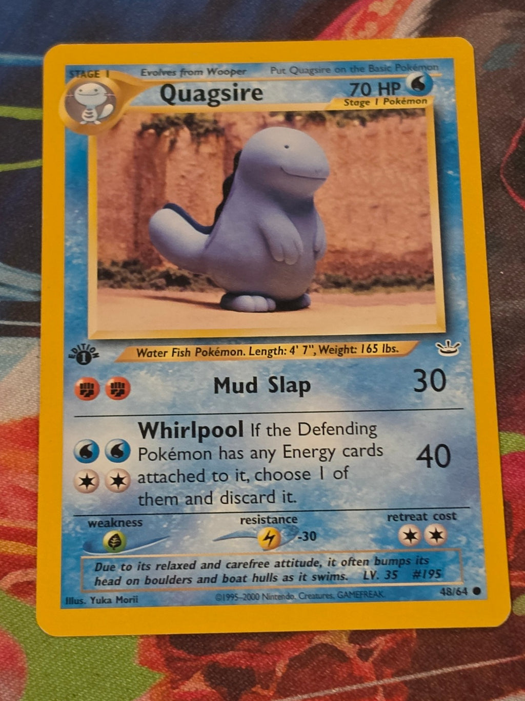 Quagsire - 48/64 - Neo Revelation - Common - 1st Edition - LP Pokemon