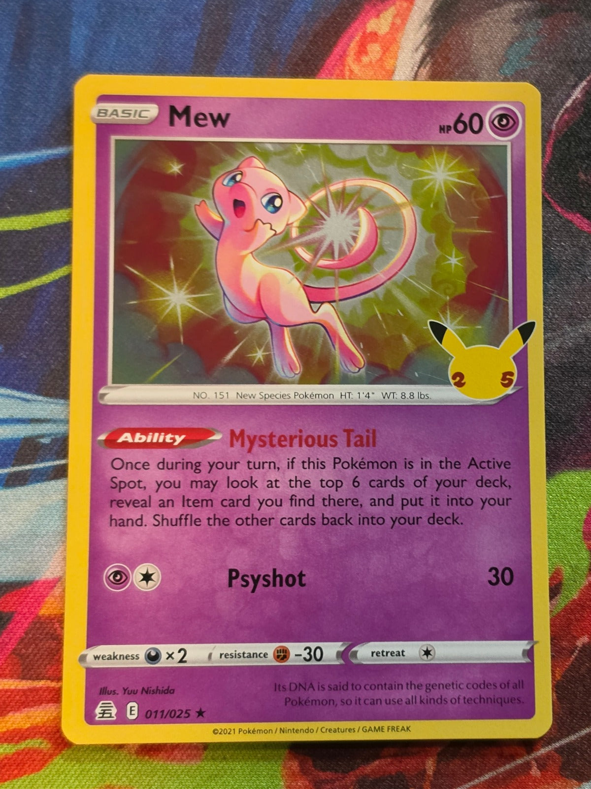 Mew Holo Rare Celebrations 011/025 NM Pokemon