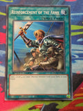 Reinforcement of the Army (A) Common Speed Duel GX: Duel Academy Box SGX1-ENA14 1st Edition LP Yu-Gi-Oh!