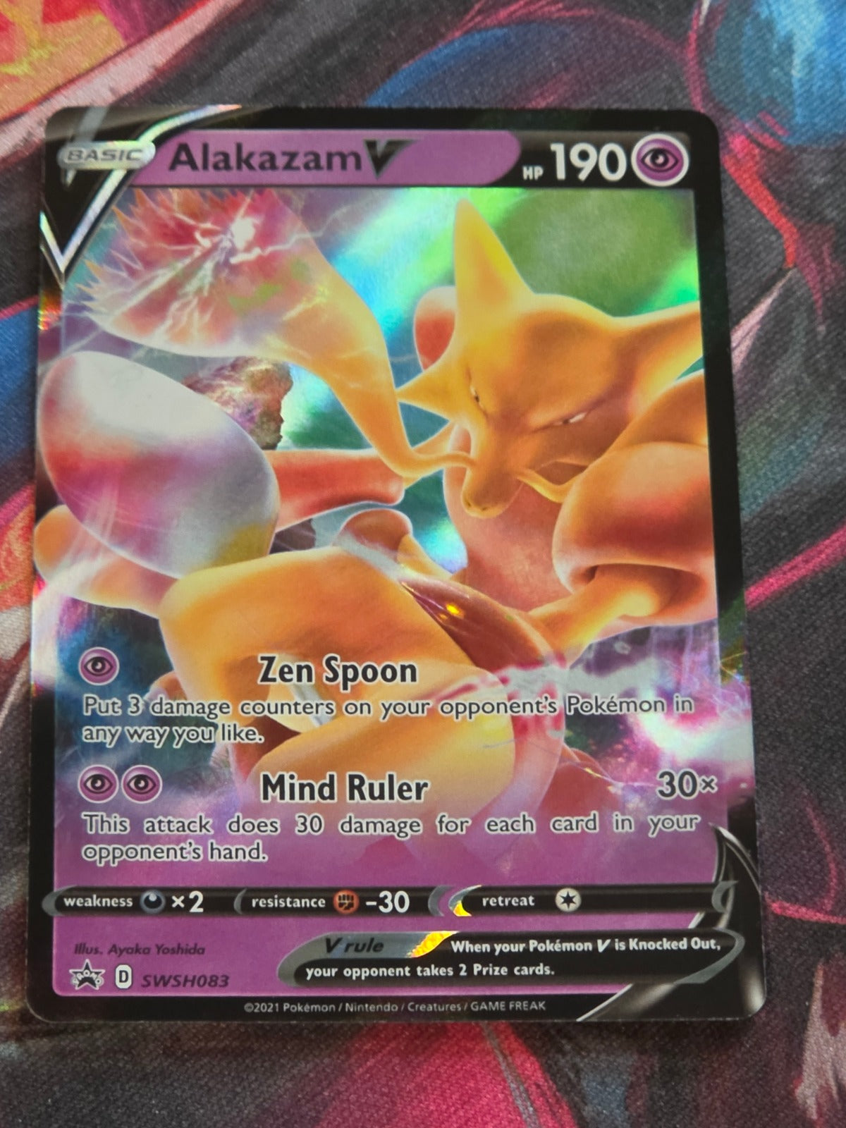 Alakazam V - SWSH083 - SWSH: Sword & Shield Promo Cards - Promo - NM Pokemon