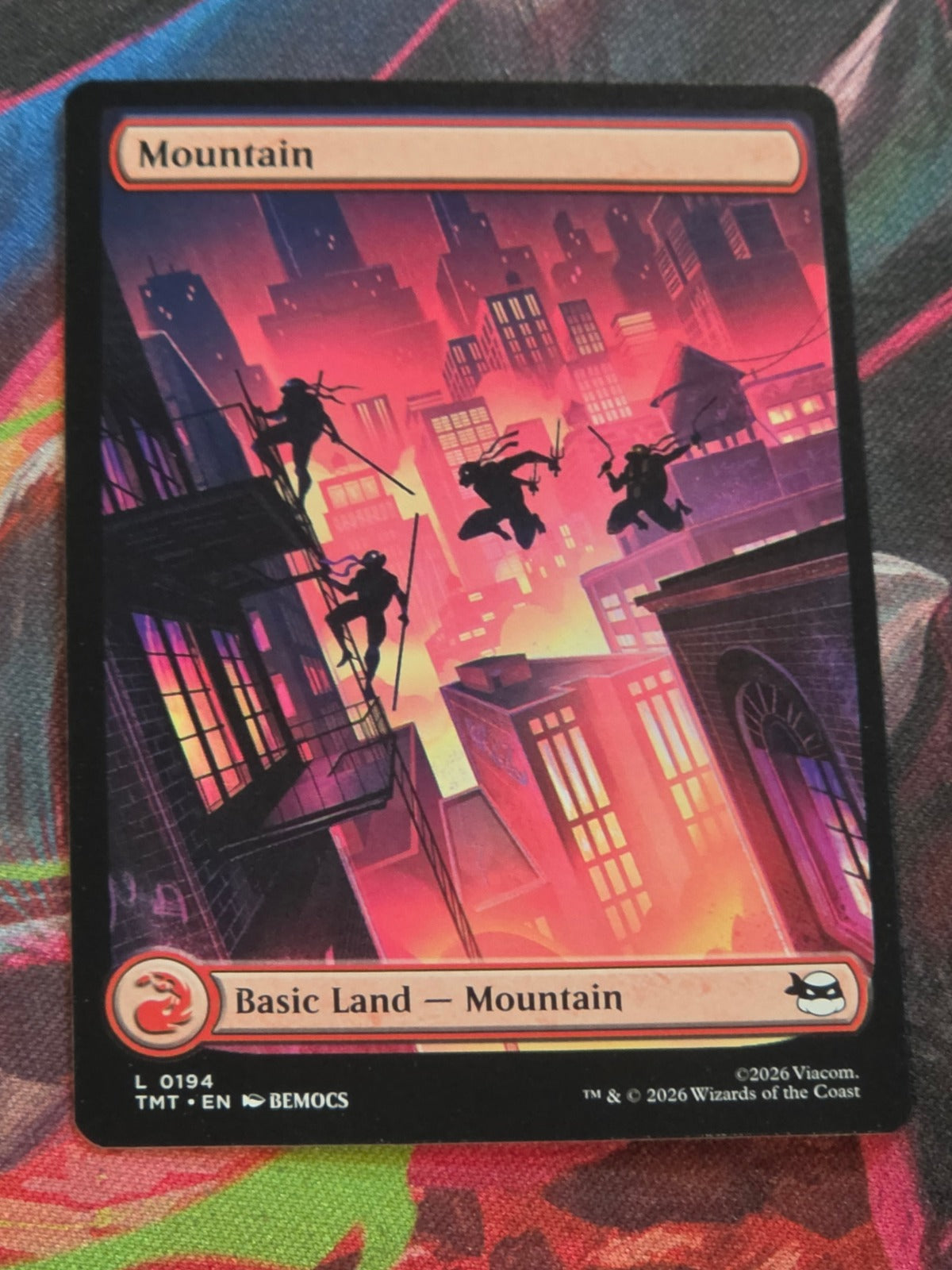 Mountain - 194 - Teenage Mutant Ninja Turtles - L - NM MTG