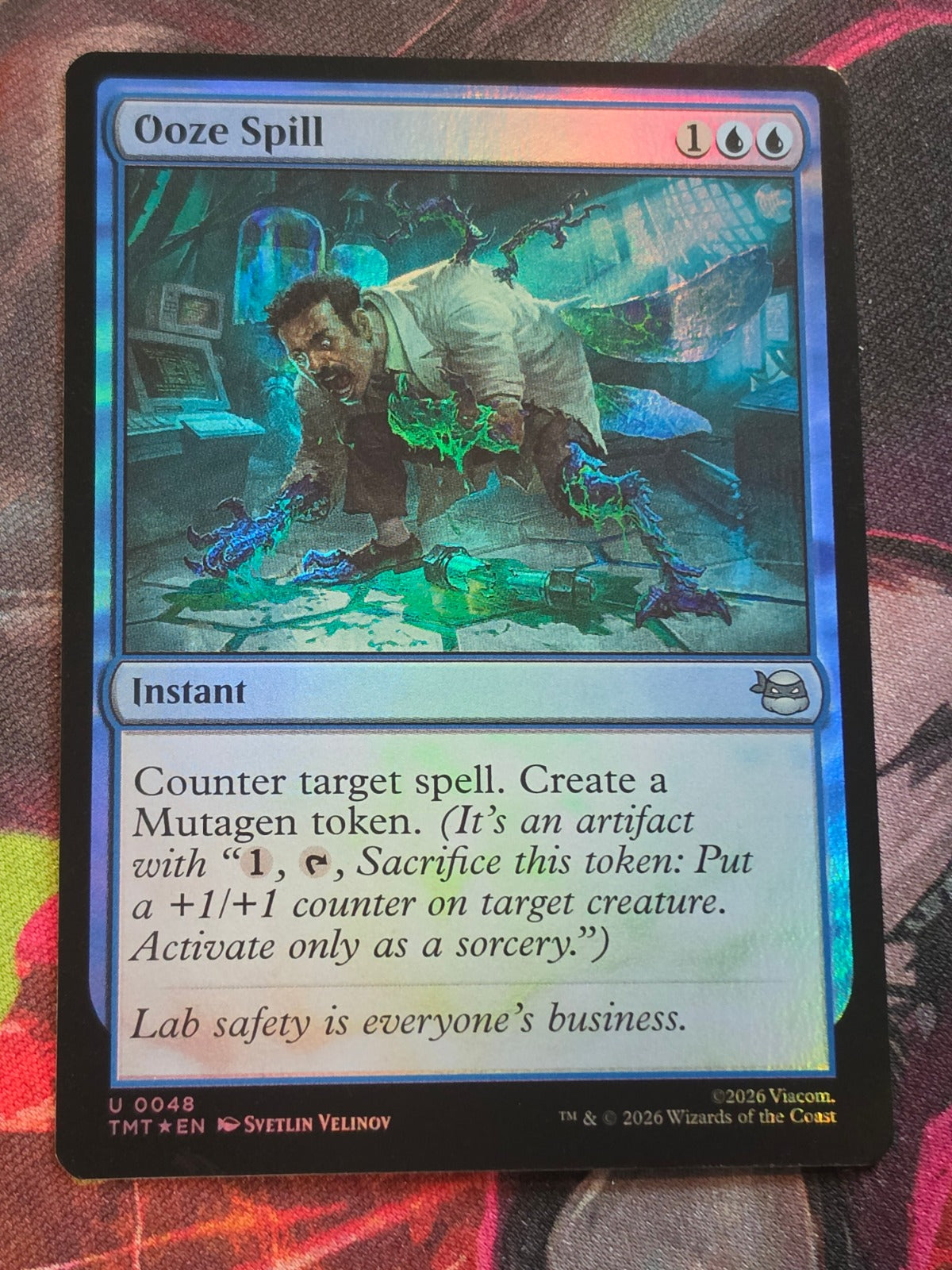 Ooze Spill - 48 - Teenage Mutant Ninja Turtles - U - Foil - NM MTG