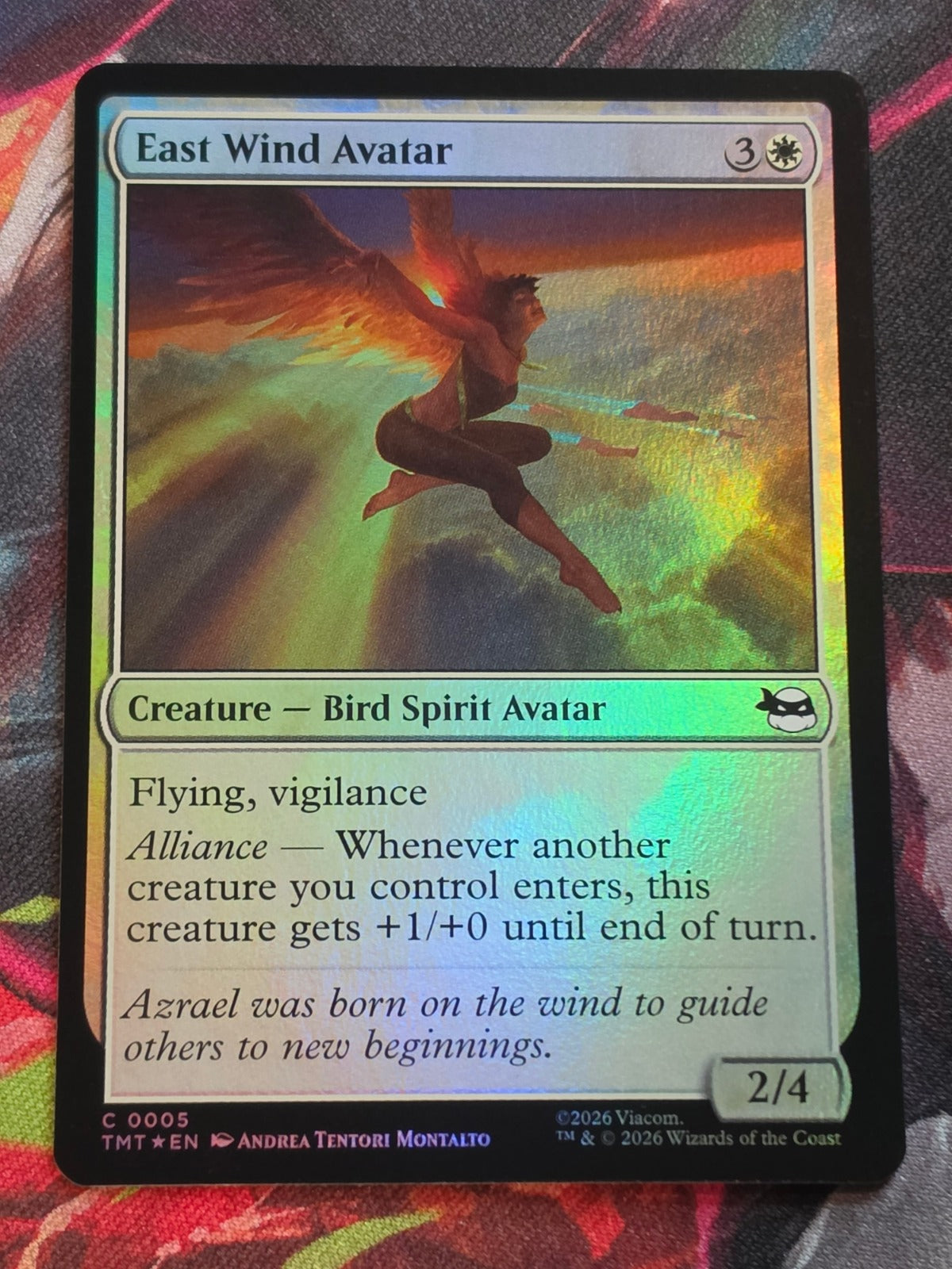 East Wind Avatar - 5 - Teenage Mutant Ninja Turtles - C - Foil - NM MTG