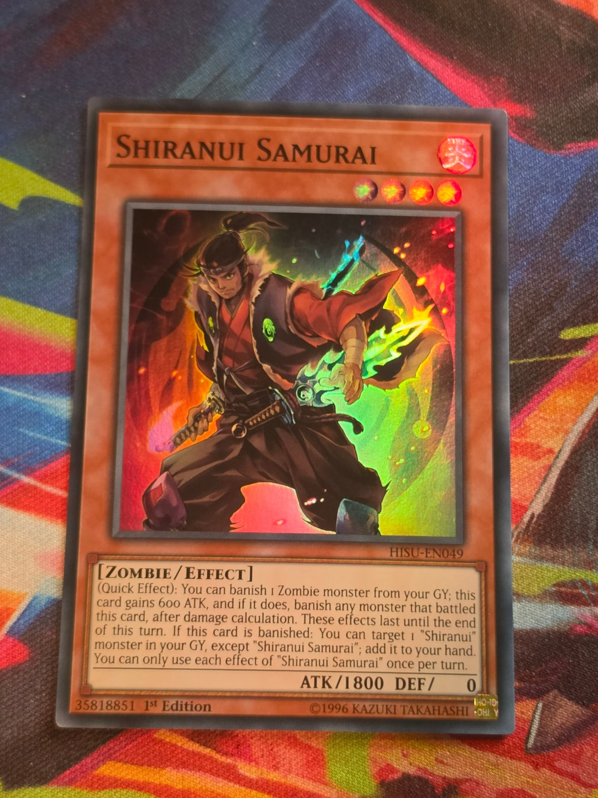 Shiranui Samurai Super Rare Hidden Summoners HISU-EN049 LP