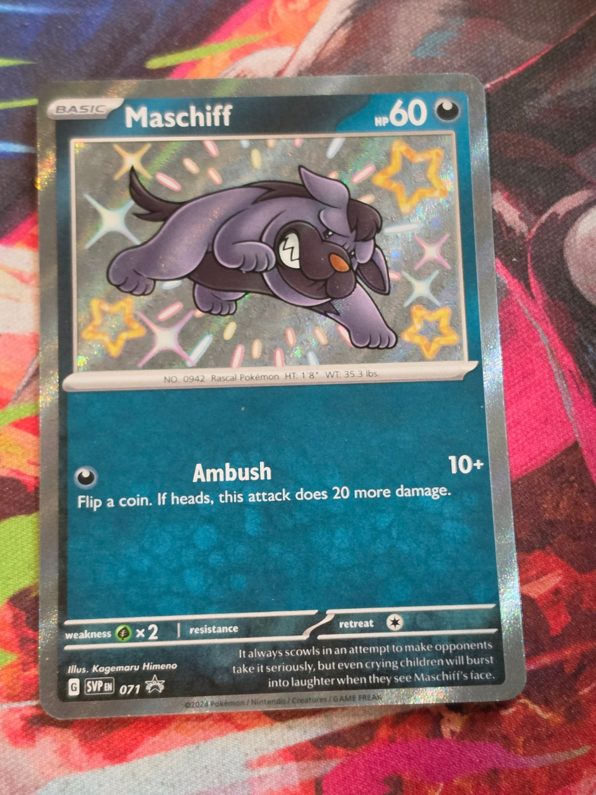 Maschiff - 071 - SV: Scarlet & Violet Promo Cards - Promo - LP+ Pokemon