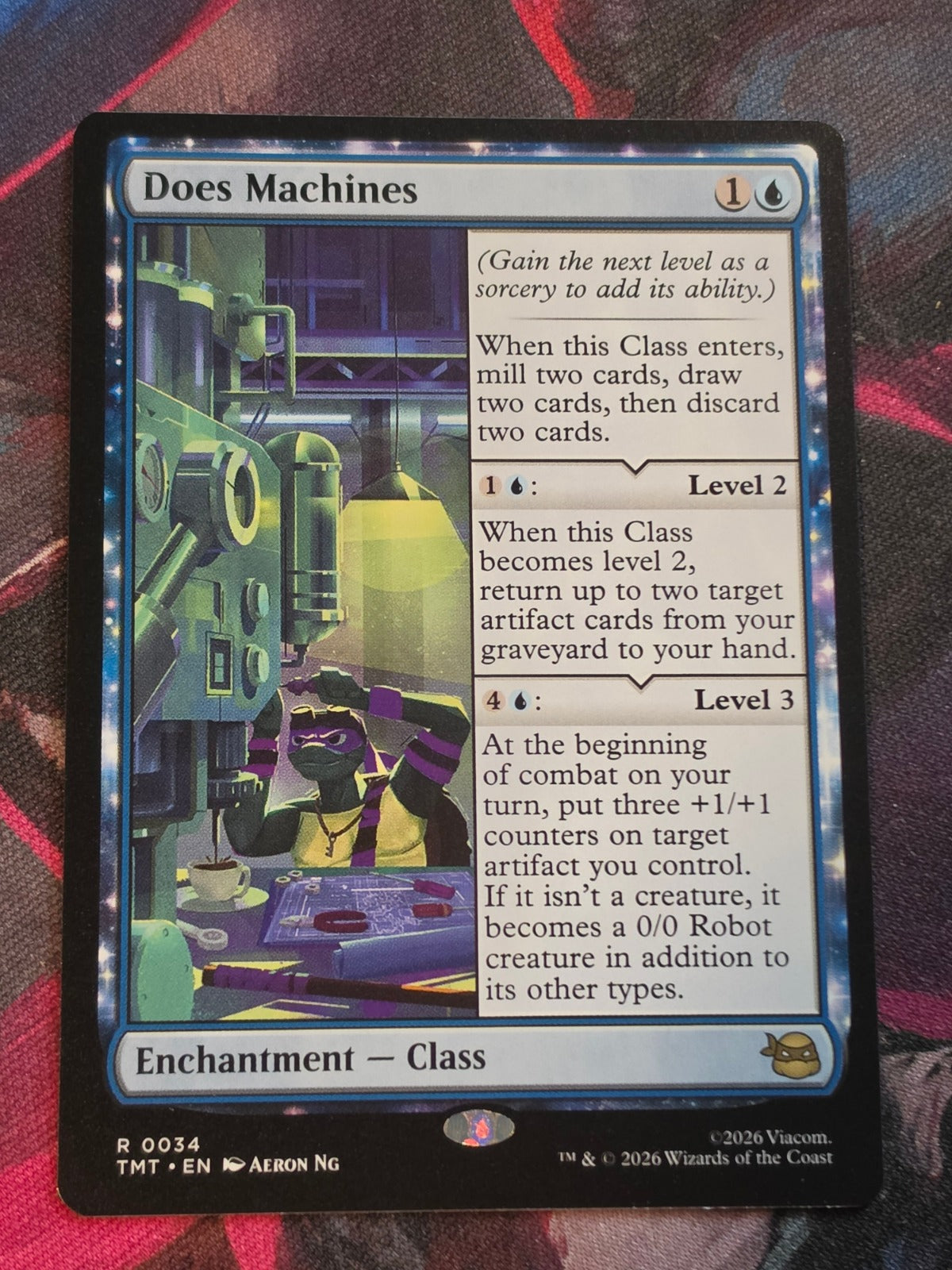 Does Machines - 34 - Teenage Mutant Ninja Turtles - R - NM MTG