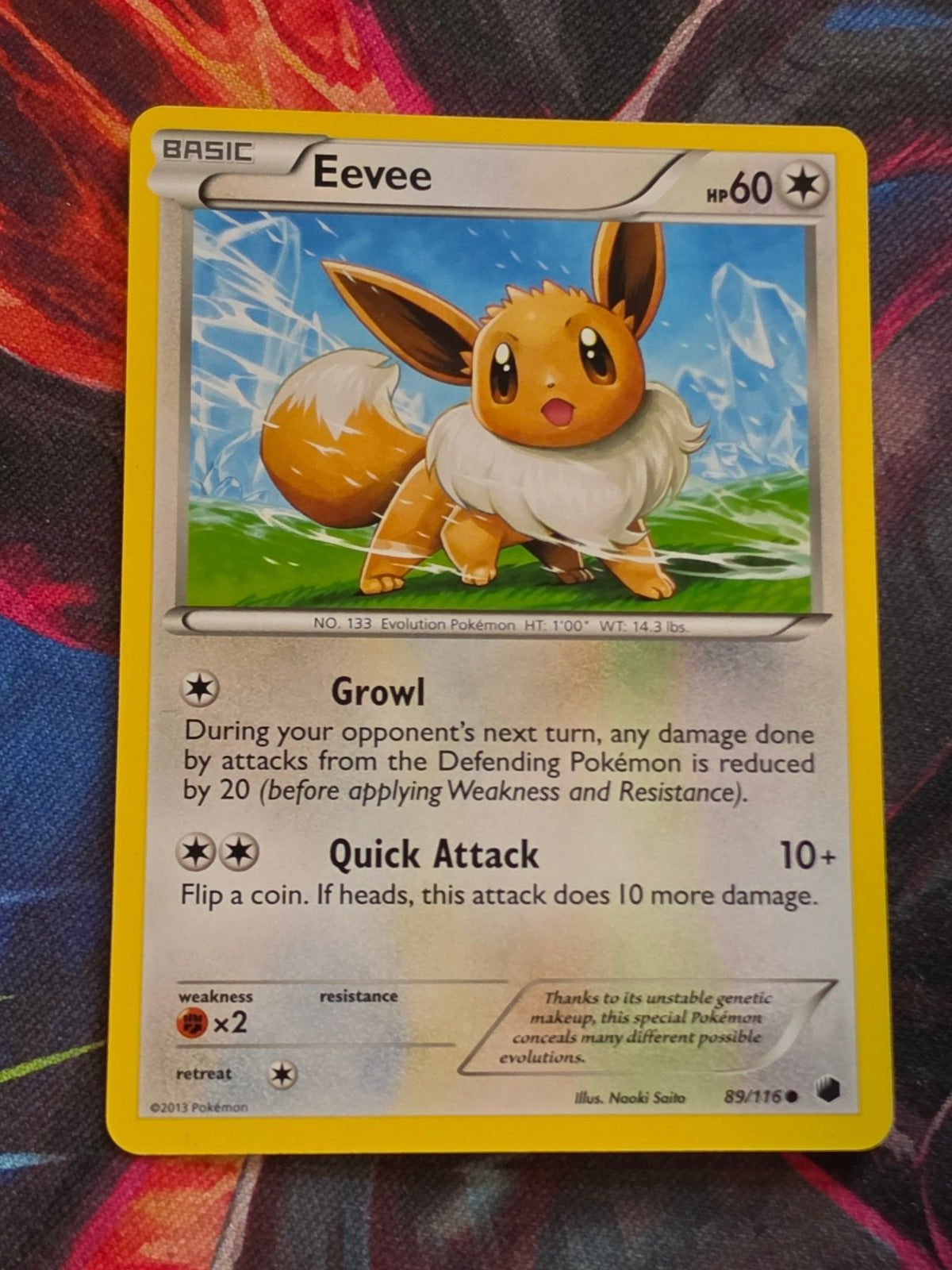Eevee (89) - 89/116 - Plasma Freeze - Common - LP+ - Pokemon