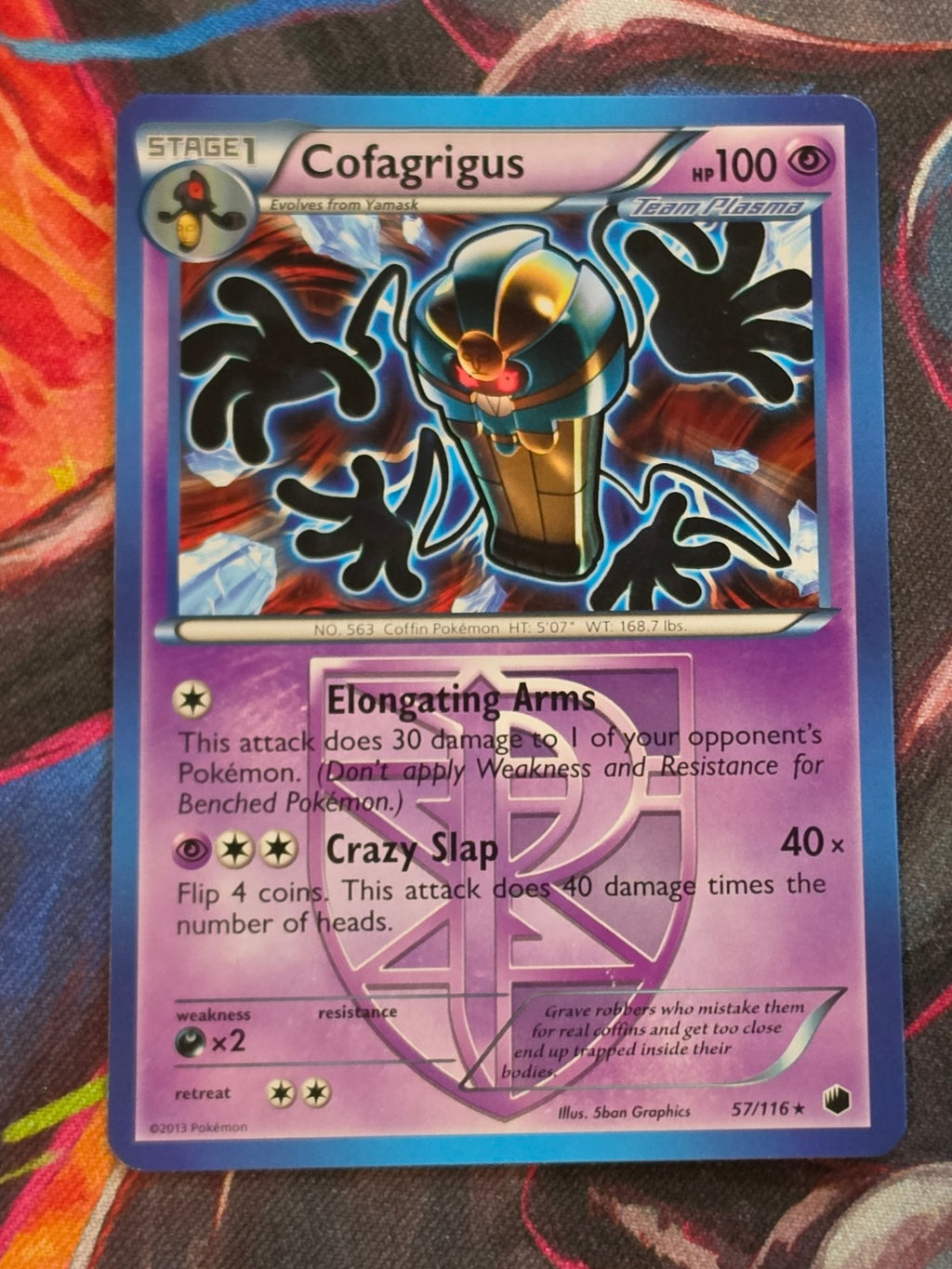 Cofagrigus (Team Plasma) (57) - 57/116 - Plasma Freeze - Rare - LP - Pokemon