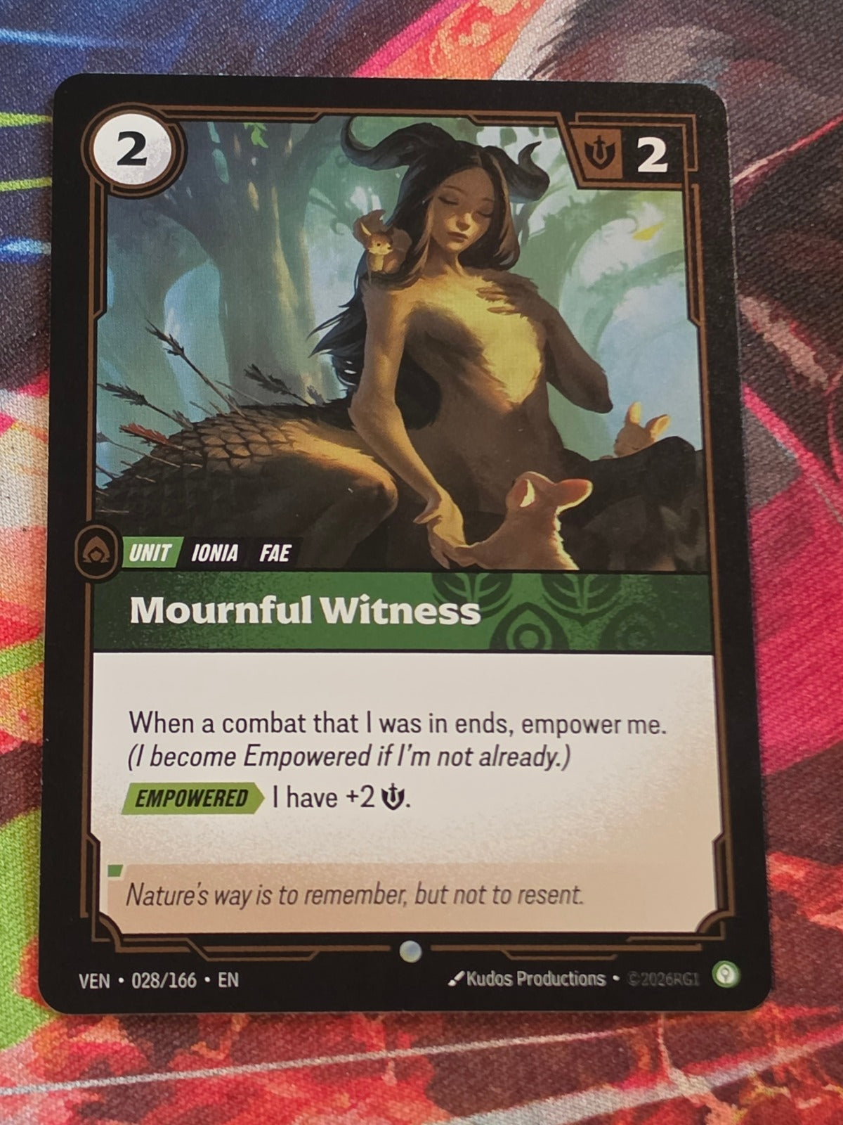 Mournful Witness - 028/166 - Vendetta - Common - NM