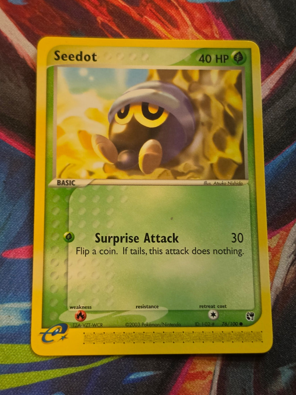 Seedot - 76/100 - EX Sandstorm - Common - LP - Pokemon