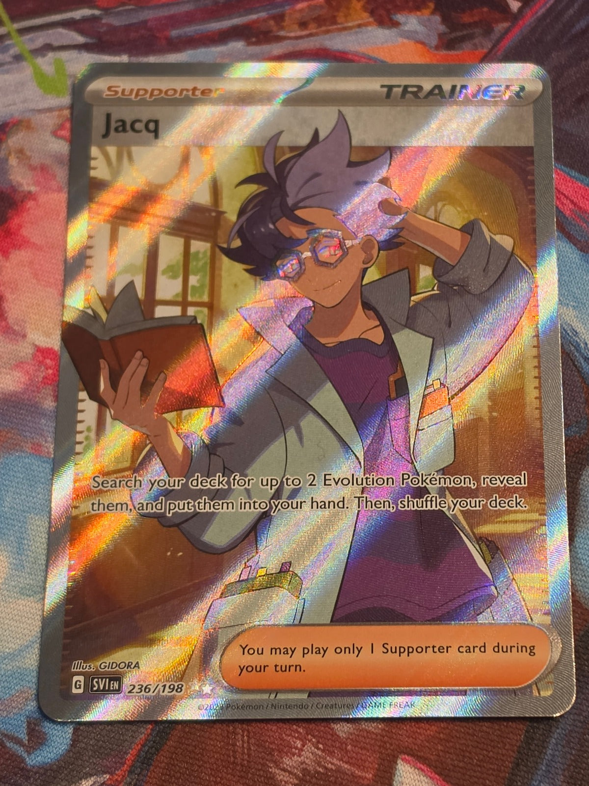 Jacq Ultra Rare SV01: Scarlet & Violet Base Set 236/198 NM Pokemon