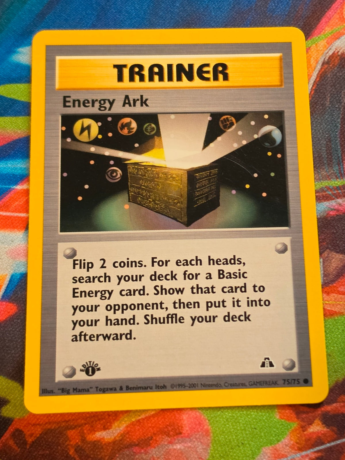 Energy Ark - 75/75 - Neo Discovery - Common - 1st Edition - NM-/LP+ Pokemon