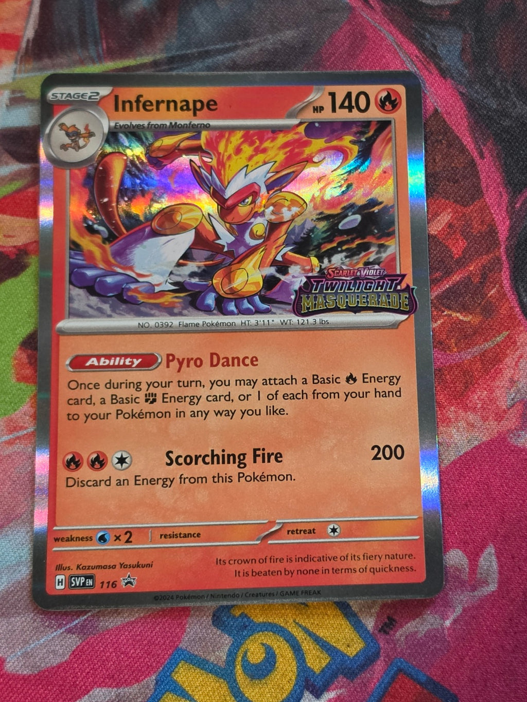 Infernape Promo SV: Scarlet & Violet Promo Cards 116 NM Pokemon