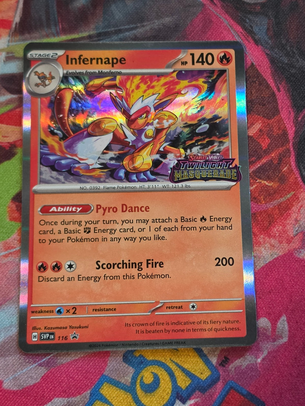 Infernape Promo SV: Scarlet & Violet Promo Cards 116 NM Pokemon